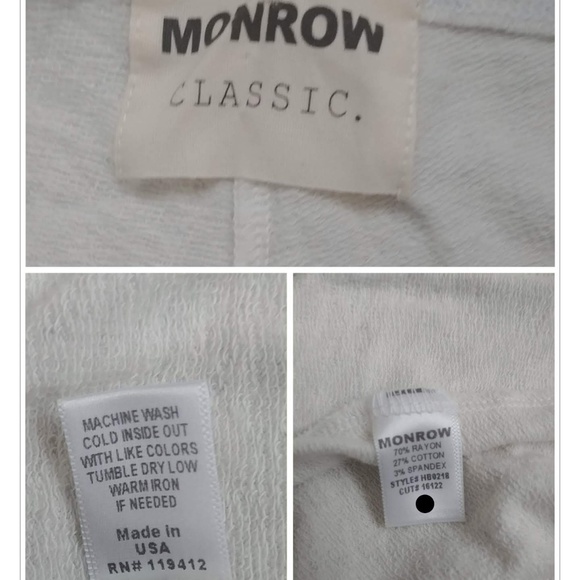 Monrow Classic Super Soft Women's Sweat Pants - Picture 8 of 8